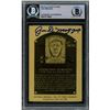 Image 1 : METTALIC HOF PLAQUE JOE DIMAGGIO (BECKETT AUTO)