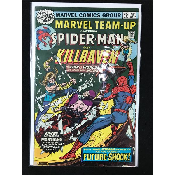 MARVEL COMICS TEAM UP NO.45 SPIDER-MAN AND KILLRAVEN