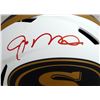 Image 2 : JOE ONTANA SIGNED SAN FRANCISCO 49ERS FULLE SIZE LUNAR HELMET (BECKETT COA)