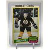 Image 1 : 1980 O-PEE-CHEE RAY BOURQUE ROOKIE CARD