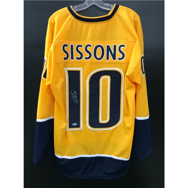 COLTON SISSONS SIGNED NASHVILLE PREDATORS JERSEY (BECKETT COA)