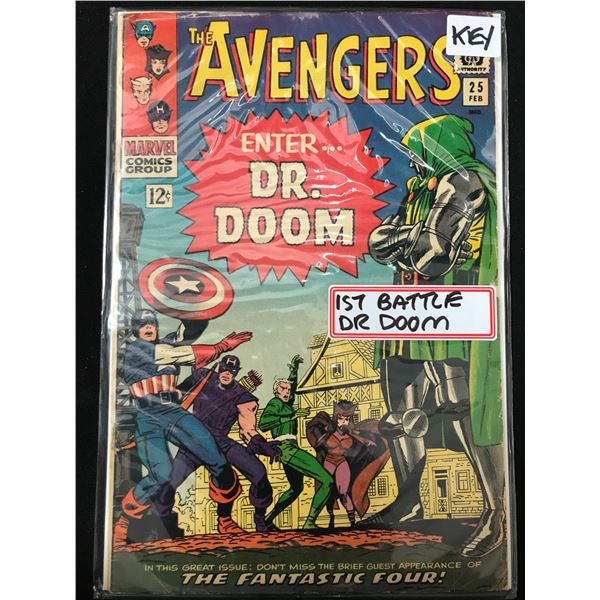 MARVEL COMICS THE AVENGERS NO.25