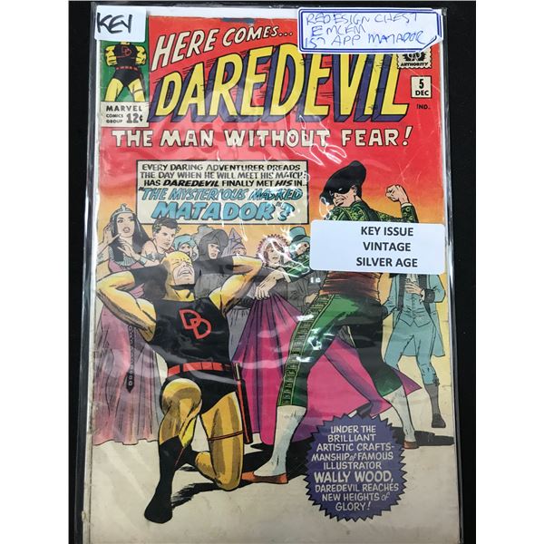 MARVEL COMICS DAREDEVIL NO.5 (BIG KEY)