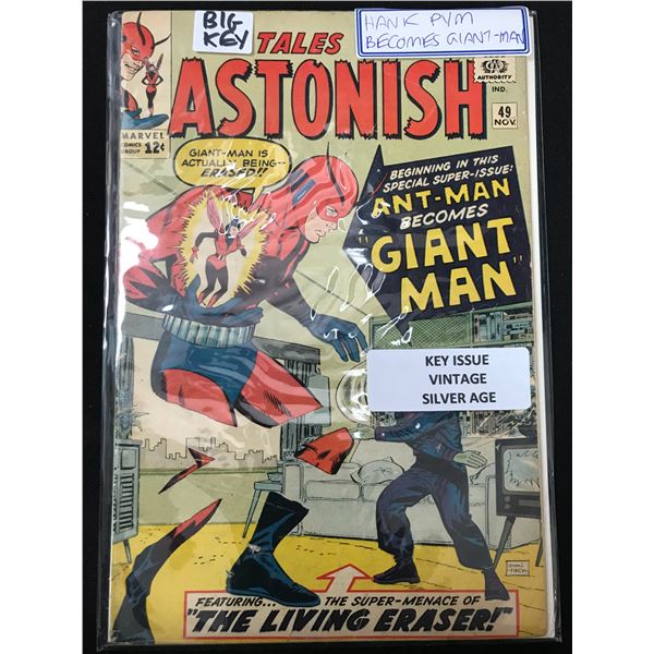 MARVEL COMICS TALES OF ASTONISH NO.49 (BIG KEY HANK PYM BECOMES GIANT MAN