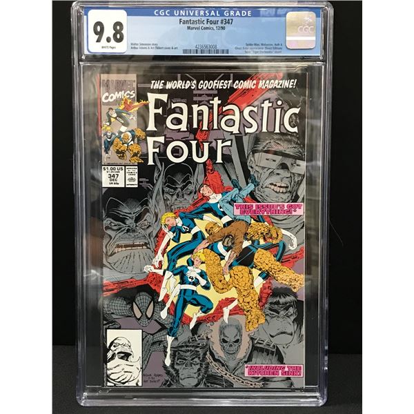 MARVEL COMICS FANTASTIC FOUR NO.347 (CGC 9.8)