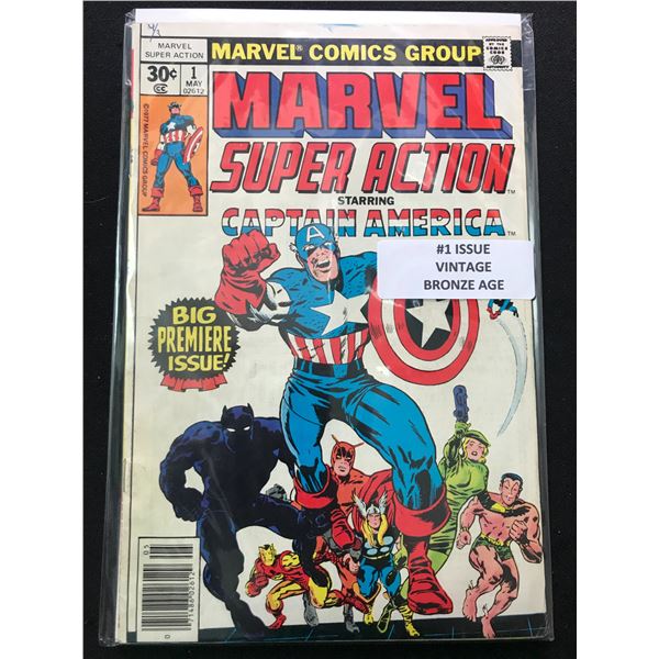 MARVEL COMICS MARVEL SUPER ACTION NO.1 STARRING CAPTAIN AMERICA