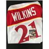 Image 2 : DOMINIQUE WILKINS SIGNED ATLANTA HAWKS JERSEY (JSA COA)