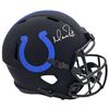 Image 1 : MATT RYAN SIGNED INDIANAPOLIS COLTS MATTE BLACK HELMET (BECKETT COA)