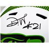 Image 2 : DEVON WITHERSPOON SIGNED SEATTLE SEAHAWKS FULL SIZE LUNAR HELMET (BECKETT COA)