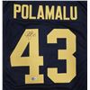 Image 2 : TROY POLAMALU SIGNED PITTSBURGH STEELERS JERSEY (BECKETT COA)