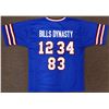 Image 1 : BUFFALO BILLS DYNASTY SIGNED JERSEY (KELLY/THOMAS/REED) BECKETT COA