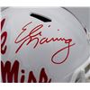 Image 2 : ELI MANNING SIGNED OLE MISS FULL SIZE HELMET (BECKETT COA)