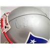 Image 2 : DREW BLEDSOE SIGNED NEW ENGLAND PATRIOTS FULL SIZE HELMET (BECKETT COA)