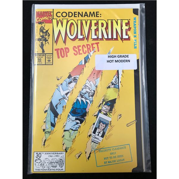 MARVEL COMICS CODE NAME WOLVERINE NO.50