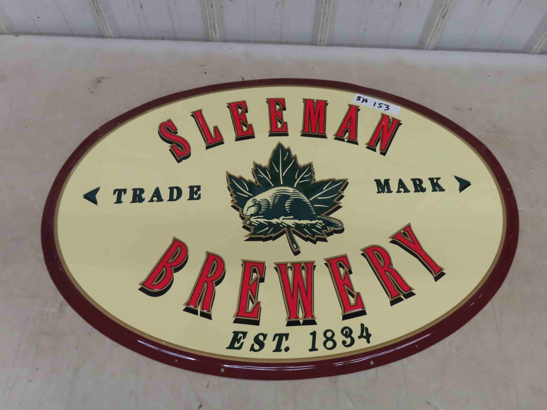 Sleeman Brewery Retro Tin Sign