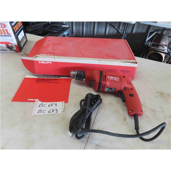 Perceuse-visseuse à percussion Hilti TDR 3000 3/8 sans mandrin Perceuse-visseuse à percussion Hilti TDR 3000 3/8 sans mandrin