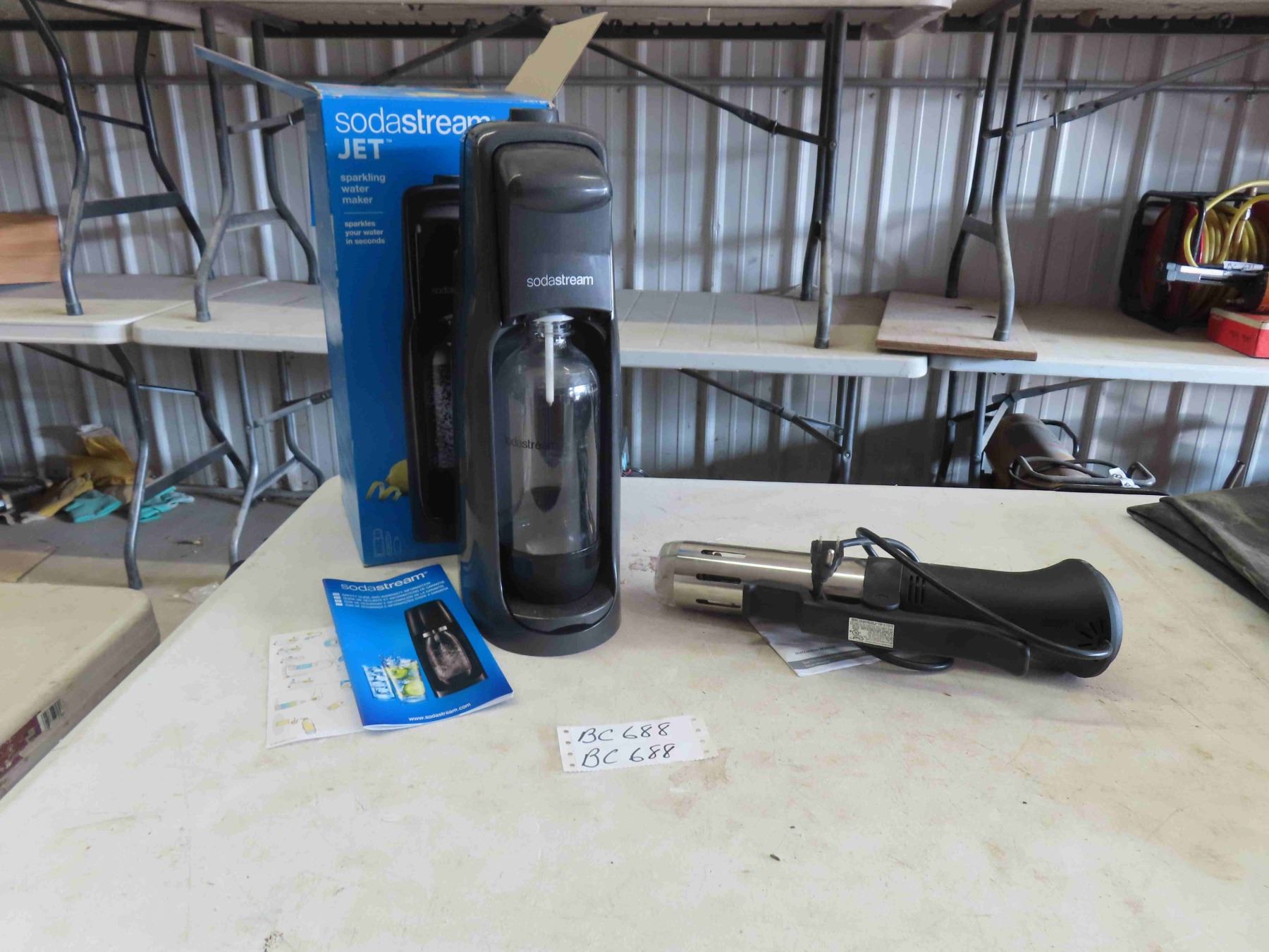 Masterchef Sous Vide Immersion Cooker, New Soda Stream Jet