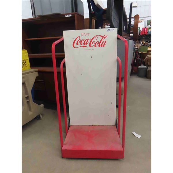 Coca Cola Store Drink Case Rack On Wheels 25 X 25 X 51 McSherry Coca cola store drink case rack on wheels 25 x 25 x 51 mcsherry