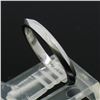 Image 5 : Vintage Platinum 2.25mm Plain Simple Knife Edge Stackable Wedding Band Ring Sz 5