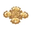 Image 1 : Chanel Gold Metal Lion Cross Brooch