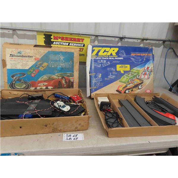 TCR Total Control Racing Set by Ideal No Cars , Strombecker Home Racing