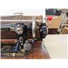 Image 2 : Vintage Spencer Sewing Machine with Hand Crank, Case + Manual