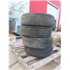 Image 2 : 4 Dunlop Graspic Tires 215 / 70 R 15 - Good Tread