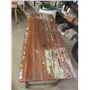 Image 2 : Old Folding Leg Table 28" x 28" x 68" 