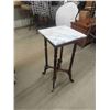 Image 1 : Marble Top Stand 14" x 14" x 29" 