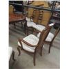 Image 8 : Table 30" x 41" x 64" with (2) 16" Leaves & 8 Chairs