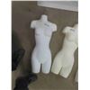 Image 2 : 3 Wall Hanging 1/2 Body Mannequin Displays 32" Tall 