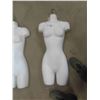 Image 2 : 3 Wall Hanging 1/2 Body Mannequin Displays 32" Tall 