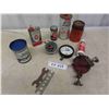 Image 1 : Bike Wrenches, Various Cans ; Grease, Methyl hydrate, Gauge, CCM Speedo & Hand 