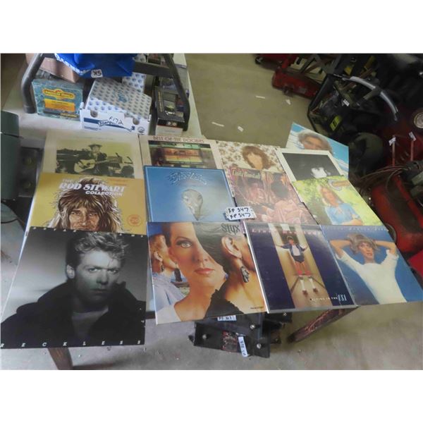 13 Records : Rod Stewart , Stux , Linda Ronslade , Eagles , Best of the 