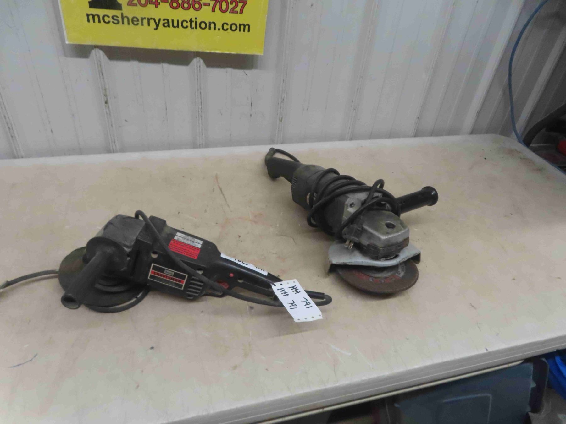 Black and Decker 7'' Angle Grinder , Craftsman Angle Grinder