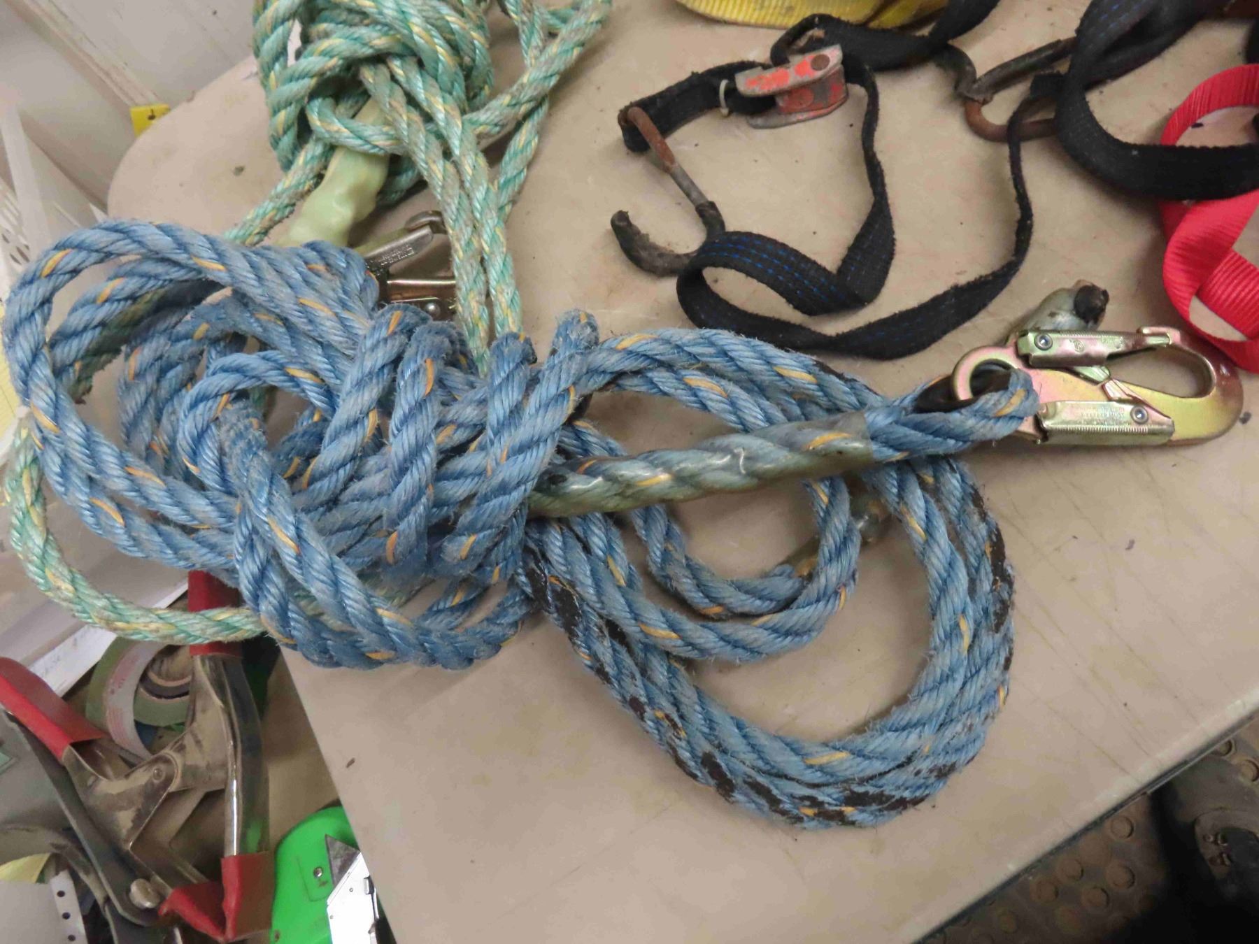 Load Rope For Scale Load Straps + Ratchets, Rope with Snaps, Tow Strap - McSherry Auction ...
