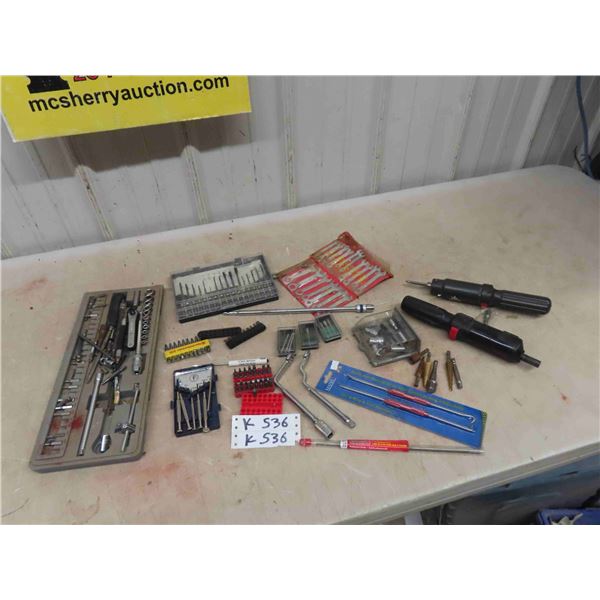 Precision Tools, Wrench, Screwdrivers, sockets, Screw Bit Ends, Picks, Plus More