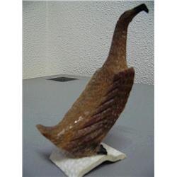 Whale Bone Cormorant w/ Bakeen by Roger Silook Sr. of Gamble AK (2) 39F