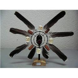 7" White Ivory and Baleen Spirit Mask by Mark Seaganna (2) 501C