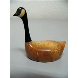 2 1/2" Baleen Ivory and Whalebone Canadian Goose by Aningiuou  (2) 74C