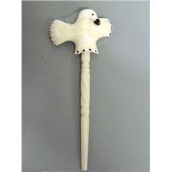4 1/2"  White Ivory Hairpin (2)