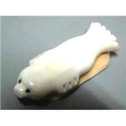 2 1/2" ivory seal Joackin Koyuk  (2) 585C