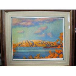 CHOICE  Across The Inlet, Print by Fred Machentanz 1969 (100)