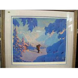 CHOICE Start of the Day, print by Fred Machentanz 1972  (100)