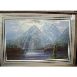 CHOICE Taton Twilight, print by Ellen Shaw 1995 (100)