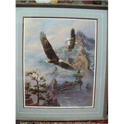 CHOICE Soaring the Peaks, print by Rick Kelley 1989 (100)