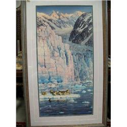 CHOICE Harbor Seals, print by Ed Tussey 1998 (100)