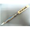 Image 1 : Ivory Handle Letter opener  Scrimshawed with man and a dog team  (2)