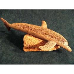 Killer Whale done in whale bone by Roger Silook Sr. (2)