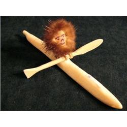 Ivory Kayaker w/ Seal Skin by Marie Ananiark (2)